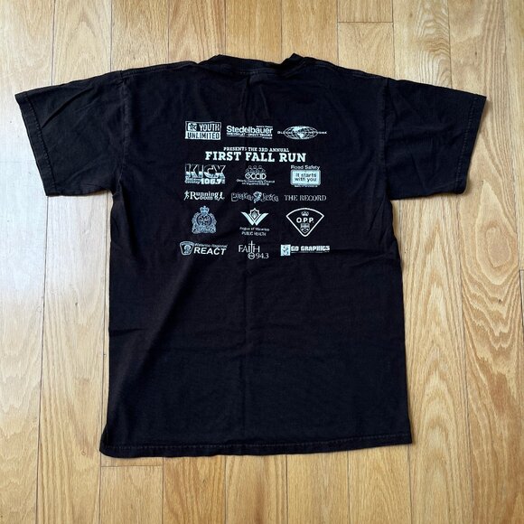 Vintage Gildan 2006 First Fall Run Gildan T Shirt  M - Picture 2 of 3